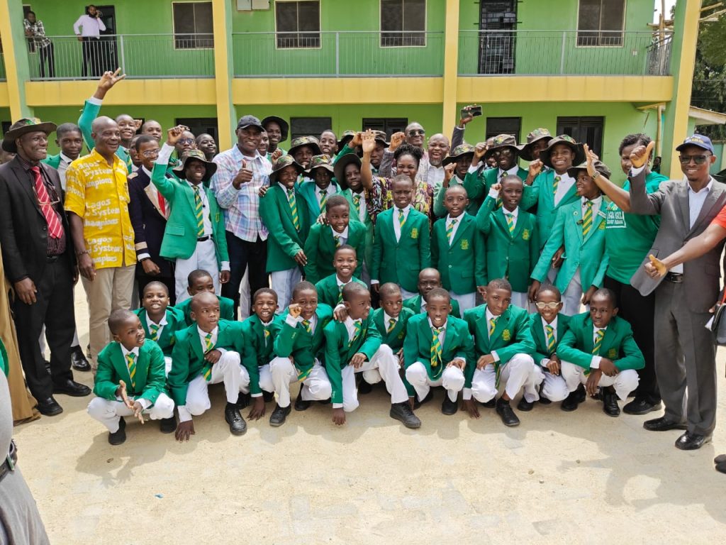 Official Launching of the School Fish Farm by the Lagos State Commissioner for Agriculture